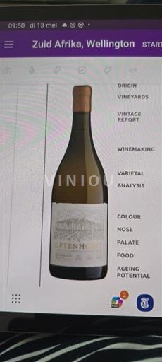 Rannikkoalue Paarl Bosman family vineyards Optenhorst 2019