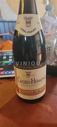 Rhônen laakso Crozes-Hermitage Vidal-Fleury 2009