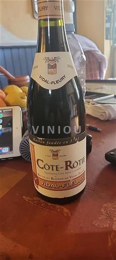 Rhônen laakso Côte-rôtie Vidal-Fleury Brune et Blonde de Vidal-Fleury 2005
