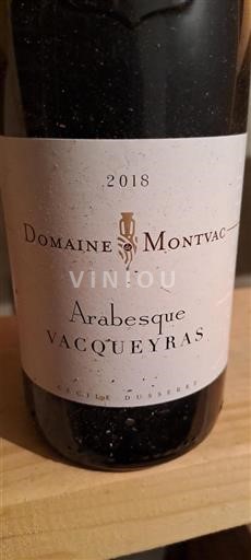 Rhône-dalen Vacqueyras Domaine Montvac Arabesque 2018