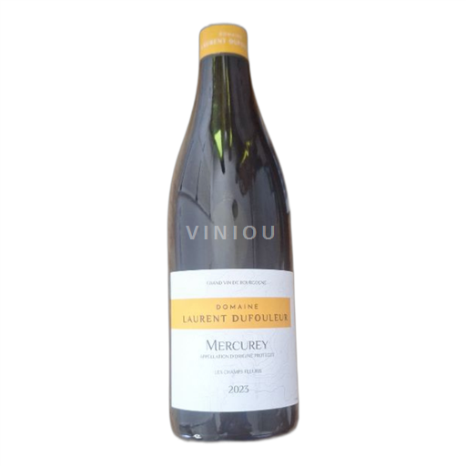 Vin Rouge sec Les Champs Fleuris Laurent Dufouleur 2023 France Bourgogne Mercurey AOC