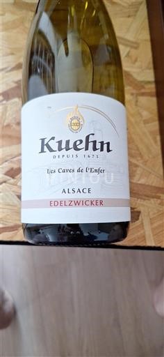 Alsace Edelzwicker Kuehn Les Caves de l'Enfer Không niên vụ