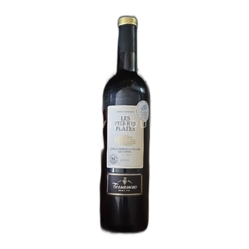 Vin Rouge sec Les Pierres Plates Terrassous 2020 France Roussillon AOC