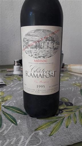 Bordéus Médoc Cru Bourgeois Château Ramafort 1995