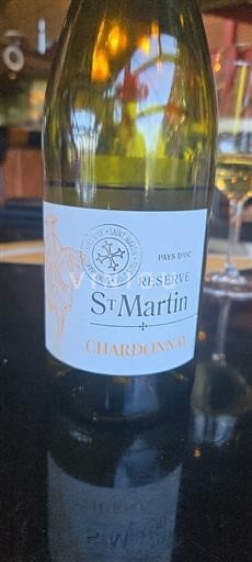 Languedoc og Roussillon Pays d'Oc St Martin Réserve 2023