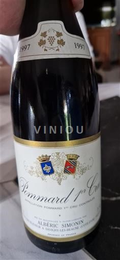 Borgoña Pommard Premier Cru Albéric Simonin 1997