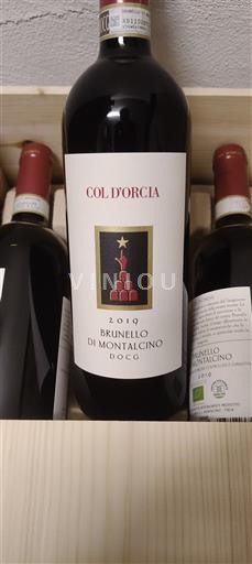 Tuscan Wines Brunello di Montalcino Col Orcia 2019