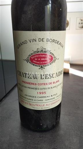 Bordeaux Nespecifikováno Château L'Escadre 1995