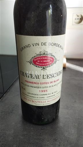 Bordeaux Không được chỉ định Château L'Escadre 1995