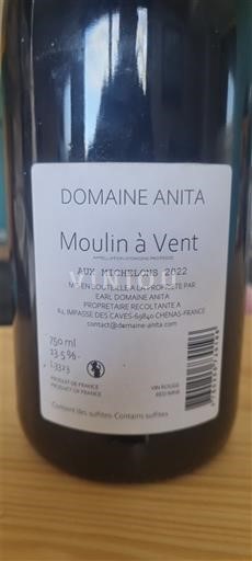 Beaujolais Moulin-à-vent Domaine Anita Aux Michelons 2022