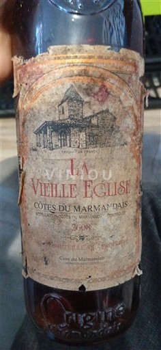Zuidwest-Frankrijk Côtes du Marmandais Cave du Marmandais La Vieille Eglise 2008