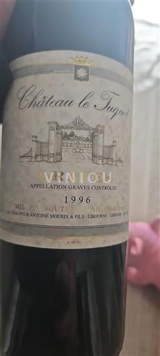 Bordeaux Graves Château Le Tuquet 1996
