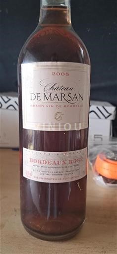 Bordeaux Bordeaux rosé Château Marsan 2005