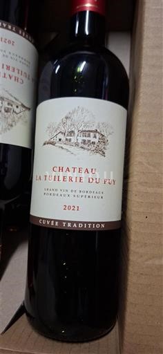 Bordeaux Bordeaux Supérieur Château La Tuilerie du Puy Tradition 2021