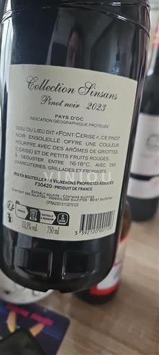Languedoc-Roussillon Pays d'Oc Collection Sinsans 2023