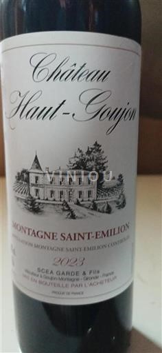 Bordéus Montagne-saint-émilion Château Haut-Goujon 2023
