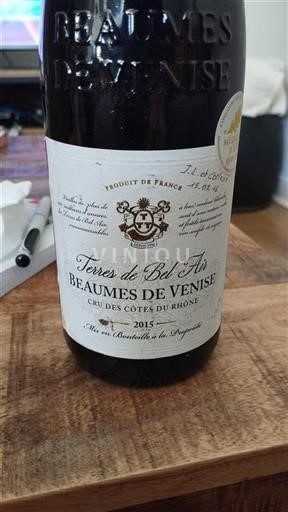 Vallée du Rhône Beaumes de Venise Terres de Bel Air 2015