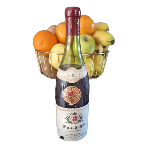 Vin Rouge sec André Chanceaux 1981 France Bourgogne AOC