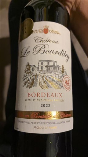 Bordeaux Château Le Bourdiley 2022