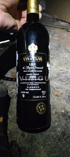 Vin Rouge sec Vin du Tsar Les Vignerons de Thézac-Perricard 2020 France Sud-Ouest IGP