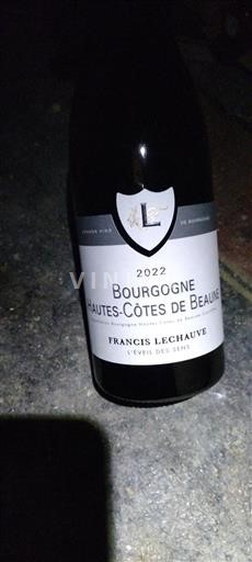 Borgoña Hautes Côtes de Beaune Francis Lechauve L'éveil des sens 2022