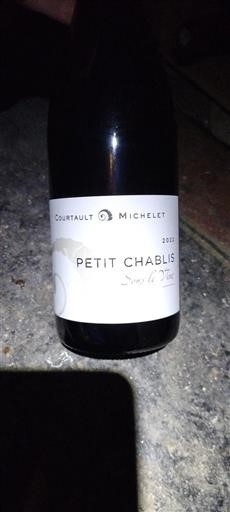 Burgundy Petit Chablis Courtaut Michelet Sous le Vent 2022
