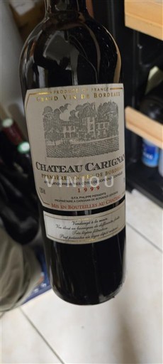Bordeaux Premières Côtes de Bordeaux Château Carignan 1999