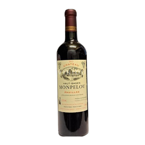 Bordeaux Pauillac Château Haut-Bages Monpelou 2015