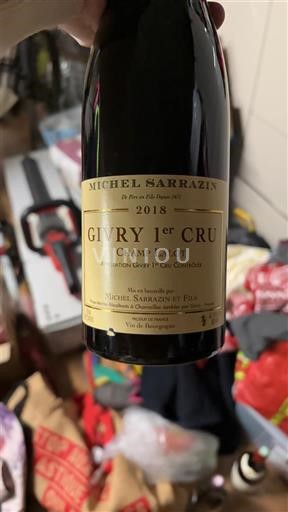 Bourgogne Givry Premier Cru Michel Sarrazin et Fils Champs Lalot 2018