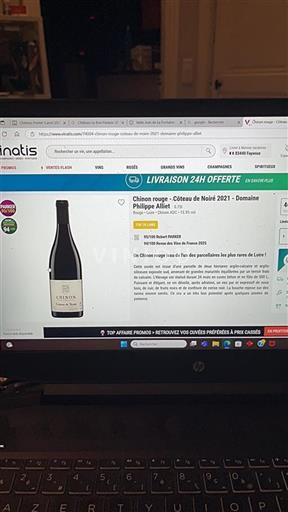 Loiren laakso Chinon Domaine Philippe Alliet Coteau de Noire 2021