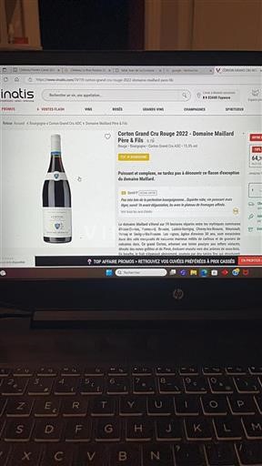 Borgoña Corton Grand Cru Domaine Maillard Père & Fils 2022