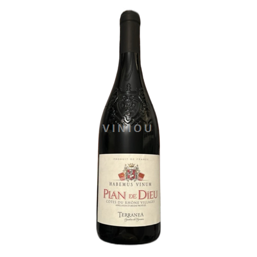 Vin Rouge sec Habemus Vinum Terranea 2022 France Vallée du Rhône Côtes-du-rhône-villages AOC