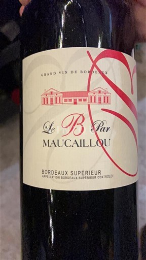 Bordeaux Bordeaux Supérieur Maucaillou Le B par Maucaillou 2020