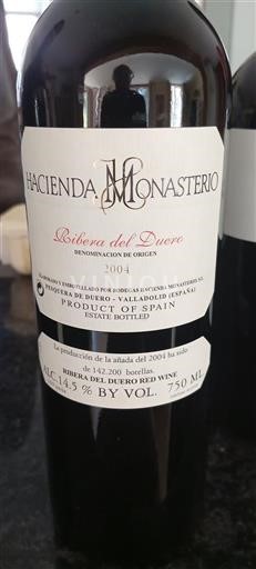 Castilien og León Ribera del Duero Hacienda Monasterio 2004