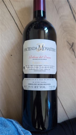 Castilien og León Ribera del Duero Hacienda Monasterio 2004