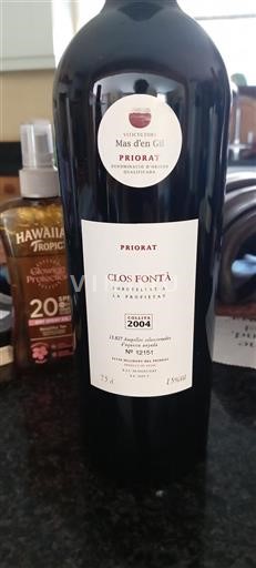 Catalonia Priorat Mas en Gil Clos Fontà 2004