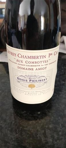 Burgundy Gevrey-Chambertin Premier Cru Domaine Amiot Aux Combottes 1995