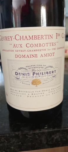 Burgundy Gevrey-Chambertin Premier Cru Domaine Amiot Aux Combottes Non-Vintage