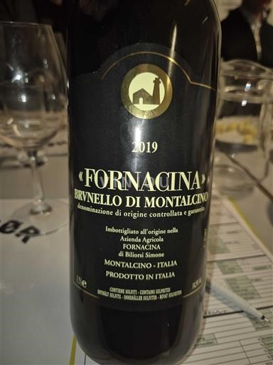 Toskana Brunelo di Montaldžino Fornacina 2019