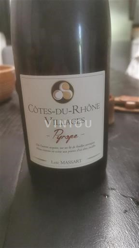 Rona dolina Côtes-du-Rhône-Villages Loïc Massart Pyrope 2019