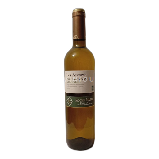 Vin Blanc sec Les Accords Roche Mazet 2022 France Languedoc et Roussillon Pays d'oc IGP