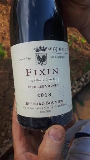 Burgundi Fixin Bernard Bouvier Vieilles Vignes 2018