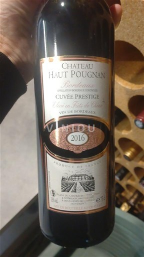 Bordoja Bordo Château Haut Pougnan Prestige 2016