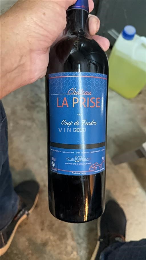 Bordeaux Blaye-Côtes-de-Bordeaux Château La Prise Coup de Foudre 2017