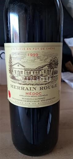 Bordeaux Médoc Uni-Médoc Merrain Rouge 1999