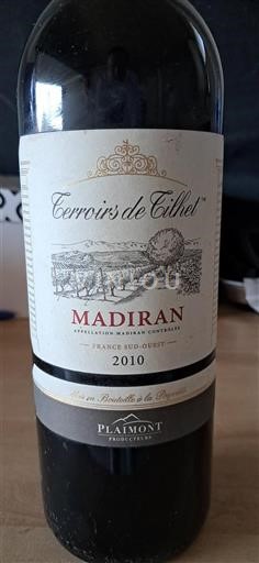 Jugozahod Madiran Plaimont Terroirs de Tilhet 2010