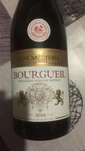 Valle del Loira Bourgueil Les Caractères 2024