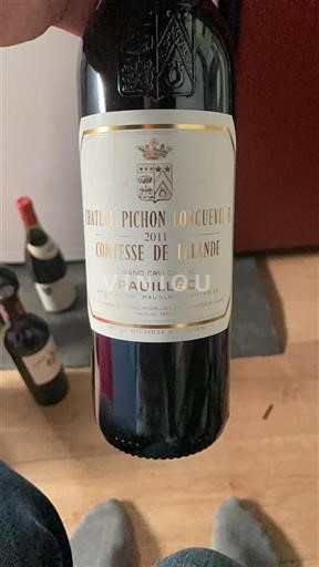 Bordeaux Pauillac Grand Cru Pichon Longueville Comtesse de Lalande 2011