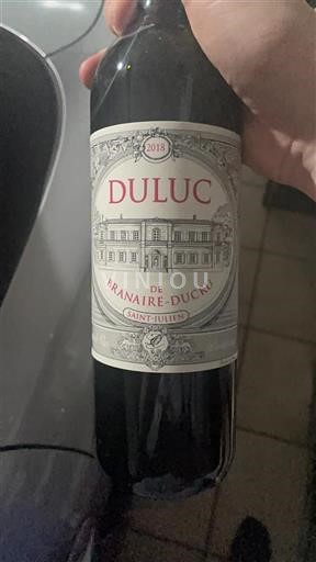 Burdeos Saint-Julien Duluc de Branaire-Ducru 2018
