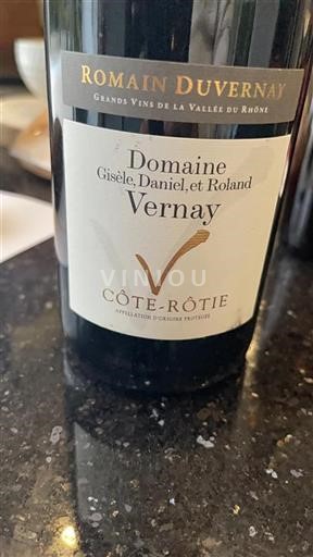 Rhône-dalen Côte-rôtie Domaine Gisèle, Daniel, et Roland Vernay 2017